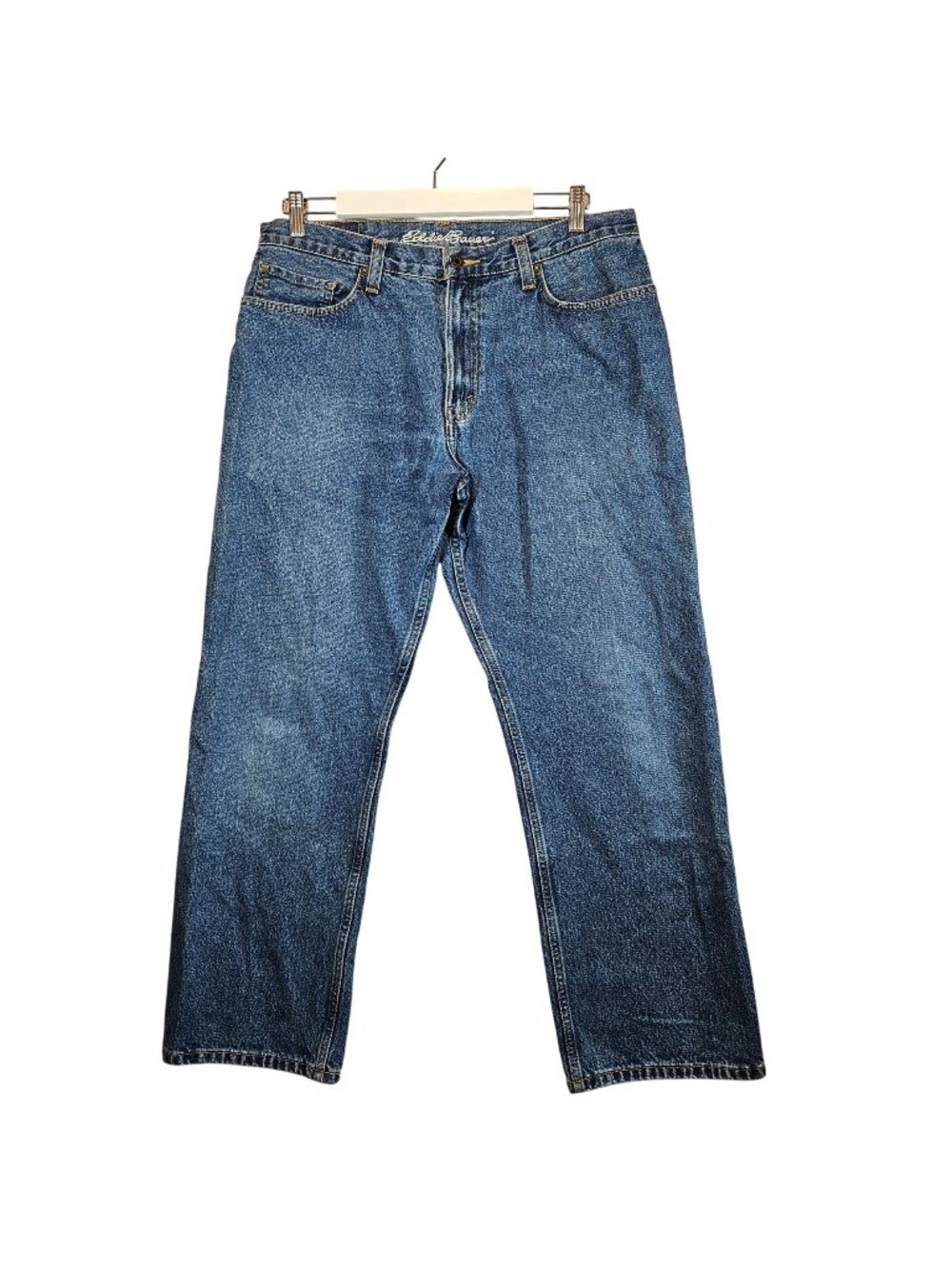 Eddie Bauer Jeans Mens 34x30 Blue denims Cotton relaxed Straight retro y2k dad
